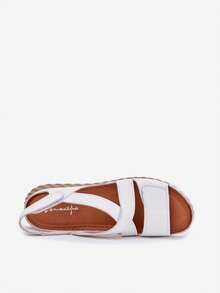 女士时尚百搭休闲厚底厚底凉鞋，夏季