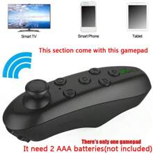 3D VR Glasses Smartphone Virtual Reality Goggles Helmet Headset Lenses Device Viar Smart Phone Controller Cell Mobile Video Game Compatible With 4-6.7 Inch Android And Apple Smartphones