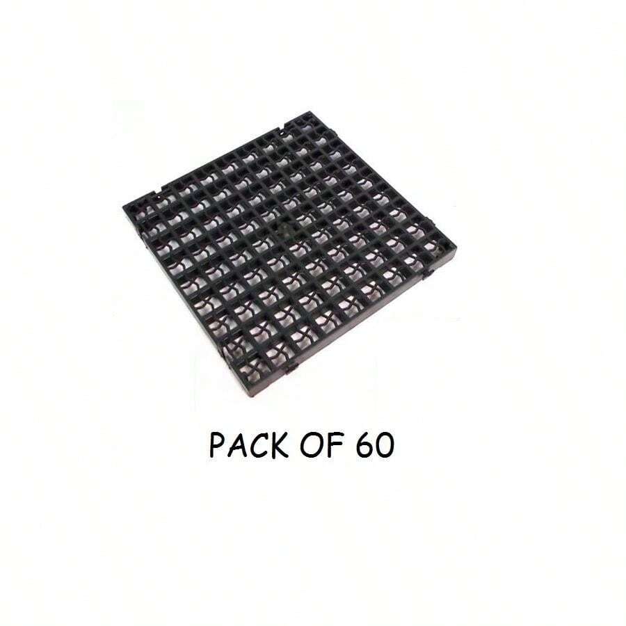 PACK OF 60 GRASS GRIDS DRIVEWAY DRAINAGE GRAVEL TURF SOIL PAVING LAWN SHED BASE