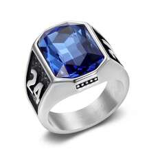 MONALLY 1 buc Funky Business Style Baschet Star Cubic Zirconia Numărul 24 Inel Bijuterii din oțel inoxidabil Bărbați Cadou Surpriză Zi de Naștere, Ziua Tatălui, Iubit sau Prietenie