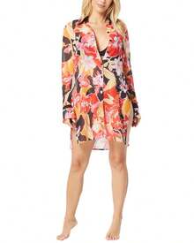 Carmen Marc Valvo Cover-Up Shirt - Multicolor - View 2