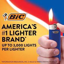 BIC Classic Maxi Pocket Lighter Shades Of Green 12Pack Packaging And Colors May Vary - 綠色 - 查看 6