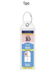 10 pièces Étiquette de bagage pour les essentiels de croisière, porte-étiquette de bagage de croisière, étiquettes de bagage de croisière transparentes pour toutes les compagnies de croisière. Essentiels de voyage, pour sac à dos de voyage, bagage, valise, fournitures scolaires, vacances, camping, accessoires de valise (19 cm * 9 cm)