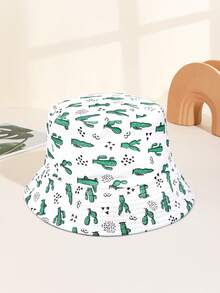1pc Women Watermelon Printed Reversible Bucket Hat, Sun Protection Casual Versatile Summer Hat For Outdoor Use - Multicolor - View 21