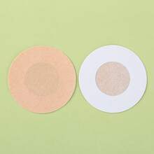 10(5Pairs)~100PCS(50Pairs) Invisible Nipple Tape Disposable Nipple Pad Tapies Nipple Cover Non-Woven Nipple Sticker Chest Stickers - Flesh-coloured - View 8
