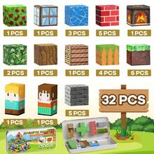 Magnetic Blocks, Travel Magnet Building Blocks For Toddlers, Magnetic Building Toys With Portable Iron Box STEM Educational Magnet Toys For Kids Ages 3 4 5 6 7 8 Year Old Boys Girls