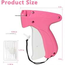 Fine Stitch Gun Stitchy Quick Clothing Fixer For Clothes,Micro Tagging Gun For Clothing With 6 Fine Needles & 1000 Pcs Fasteners,Mini Speedy Sticky Sewing Hemming Tool,Tagging Gun For Clothing, Tag Attacher Gun For Standard Retail Price Tag, Tag Gun Kit With Barbs Fasteners, Tagging Gun For Store Consignment, Garage Yard