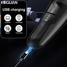 Electric Shaver, Rechargeable Mini Portable Shaver, Intelligent Floating Shaver, The Choice Of Gift For Men, Father's Day Gift Battery Capacity 500mAh - Black - View 8