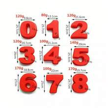 10 Inch 0-8 Number Moulds Baking Forms Silicone Cake Pan Number Cake Molds For Cakes Decoration - Multicolor - View 5