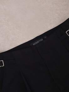 HOMEYEE European And American Style Elegant Solid-Color Professional Business Suit Pants For Women