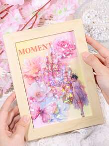 60 fogli/scatola, adesivi floreali primaverili, adesivi decorativi in PET trasparente e impermeabile, adesivi con motivi vegetali per fai-da-te, segnalibri per la lettura, decorazioni per confezioni regalo, forniture di cancelleria alla moda per la stagione di ritorno a scuola