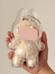 1 pièce/3 pièces Étui de protection transparent pour première génération debout et deuxième génération assis, protection anti-poussière en pendentif à accrocher aux sacs, porte-clés (pas de poupée), école