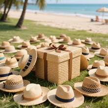 Random Mystery Gift Box, Surprise Gift Box, Hat Gift Box, Including Baseball Caps, Knitted Caps, Suitable For Summer Outdoor Hats, Seaside, Beach, Outdoor Sports, Summer Sun Hats, Essential Items For Outdoor Outfits, Featuring Both Beauty, Comfort And Sun Protection Functions. One Of Them Will Be Randomly Given Out, Allowing You To Experience The Joy Of Opening The Box. - Multicolor - View 7