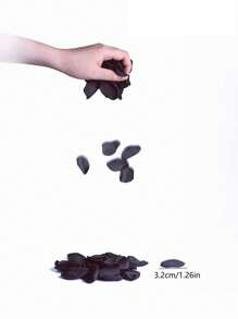 150/300/500Pcs Artificial Rose Petals Black Artificial Flower Petals Simulation Flowers Fake Flowers Suitable For Wedding Flower Girl Basket Aisle Centerpieces Table Confetti Party Gifts Home Decor,Halloween Decor Halloween Decor Fall Decor Room Decor