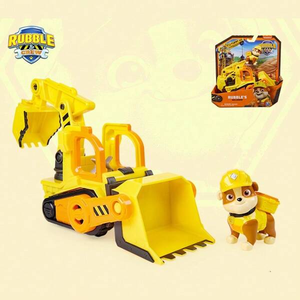 Spin Master PAW Patrol Rubble & Crew Baufahrzeuge Spielset - 5+ Baufahrzeuge mit passenden Hundefiguren (Spielzeug für Kinder ab 3 Jahren, Erstickungsgefahr für unter 3-Jährige)