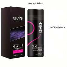 sevich Thick Fiber Hair Thickening Powder For Thinning Hair – Instant Coverage For Bald Spots & Receding Hairlines – Natural-Looking Fibers For Men & Women – 25g Bottle (White) - 白色 - 查看 5