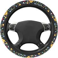 New Cute Flower Steering Wheel Cover 15 Inch For Women Men, Neoprene Anti-Slip Floral Car Steering Wheel Grip Wrap Car Accri Protective Case Cover For Vehicle Truck SUV - 花朵 花卉 均碼 - 查看 6