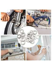 KIT 700 ARRUELAS AÇO INOX NÃO ENFERRUJA M2 M5 M6 M8 M10 M12 - A - Visão 10