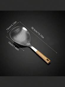 1 件不锈钢滤锅、意大利面滤锅、煎勺过滤器、煎烤过滤器，适用于煎炸、火锅和烘焙 - 易于排水、耐热、可用洗碗机清洗 - 餐厅和家庭使用的完美圣诞礼物 - 彩色 - 查看 18