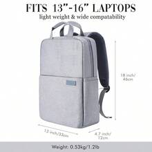 17 Inch 13/14inch Computer Backpack For Both Men And Women, 16.1-Inch Computer Backpack, Nylon Fabric Minimalist Business Bag, Student Backpack - Multicolor - View 3