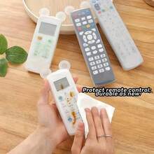 1/3件/套 夜光小熊硅胶遥控器保护套 - 适用于电视、空调和计算器遥控器，易于清洁，信号友好，光滑表面，绿色半透明设计，实用时尚的家居饰品，设备配件 | 信号友好型保护套