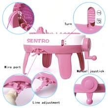 Children's Double-Sided Knitting Machine, 22/32/40/48 Needles Hand Knitting Machine Set (Random Accessory Color), Hand-Cranked Wool Knitting Machine For Scarves, Hats, Gloves, Socks, Sweaters, Dolls Interactive Toys, Suitable For Adults And Beginners, Good For Christmas And New Year Gifts - Wool Machine Style - View 3