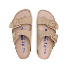 Birkenstock Arizona Soft Footbed - FadedKhaki - View 3
