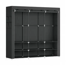 SONGMICS Bedroom Armoires - Black - View 6