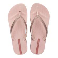 Women's Flip Flops MESH CHIC PLAT IP83386 BD733 - Pink/glitter pink - View 3