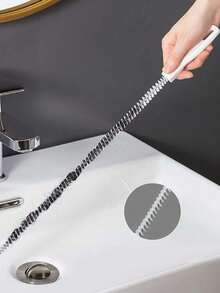 45厘米/60厘米柔性水槽堵塞清除刷，适用于清洁厨房和浴室排水管及溢水口 - 彩色 - 查看 6