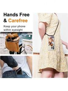 1pc Customized Photo Protective Phone Case With Lanyard, Compatible With IPhone 11/12/13/14/15/16/16Pro/16Plus/16ProMax/17/17Air/ProMax, S25/S25U/S25Plus, Compatible With Infinix Hot 50 Pro+ And Other Models, Ideal Gift For Friends,International Version, Not The Domestic Version - Clear - View 6
