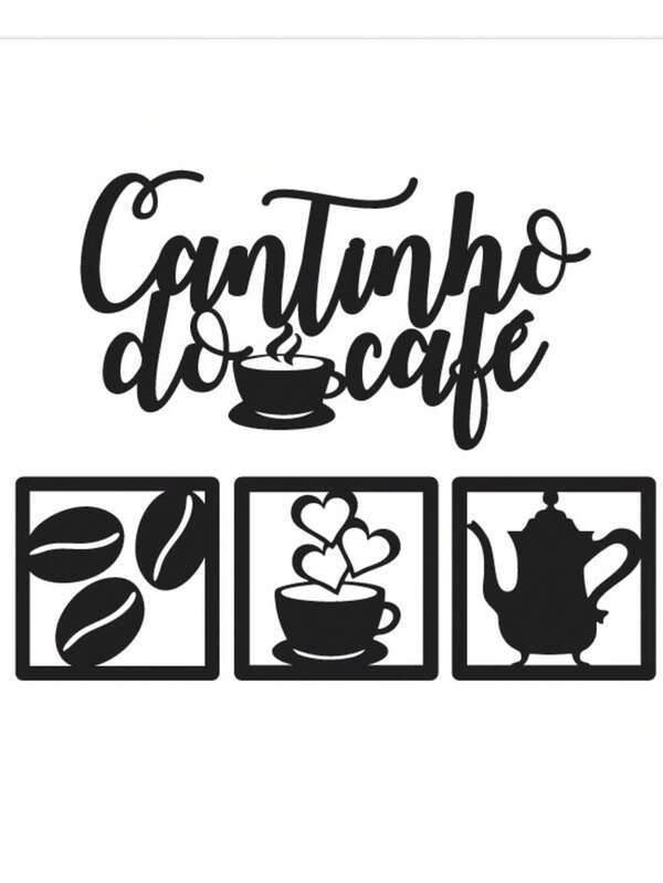 Placa Decorativa Cantinho Do Café Cafe Mdf  Decoração