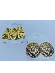 KITS OF 2 PAIRS OF PLATED EARRINGS - KIT 13 - View 2