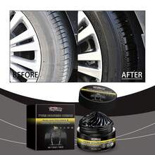 rayhong Tire Protection Wax Long-Lasting Shine Dust Repellent For Car Wheels Helps Maintain Tire Appearance Reduce Dirt Buildup Safe For All Tire Types Car Tyre Retreading Wax - Black - View 1