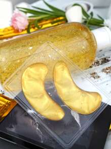 10/6/2pcs Hyaluronic Acid Eye Masks, Collagen Eye Masks, Gold Deep Moisturizing Eye Masks, Gold Collagen Hydrogel Eye Pads, Eye Contour Stickers, Beauty Tools And Supplies, Lash Extension Kits, Collagen Eye Patches - Hydrating And Moisturizing, Aloe Vera Non-Alcohol Crystal Face Mask