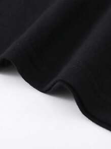 VHUTHK (220 Cotton T-Shirt) Men's Summer Round NeckShort Sleeved 'God's Child' Letter Double-Sided Printedldle Cotton