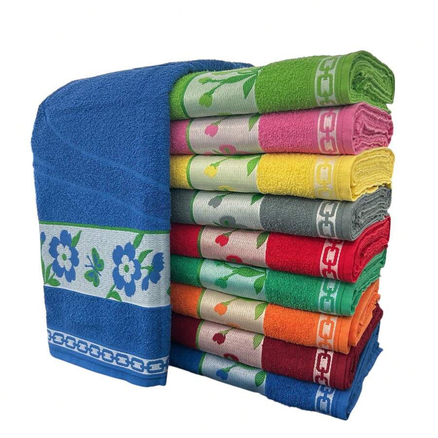 Kit 4 Toalha De Banho Banhão Grande Gigante 100% Algodão