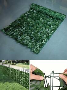 1pc Outdoor All-Season Artificial Ivy Privacy Fence Wall Screen For Home Decor, Hanging Garden Decoration, Plastic Plan,Garden Yard Fence