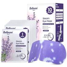 Steam Eye Mask 10 Packs Heated Eye Mask Self Heating Disposable SPA Warm Compress For Eyes Sleep Mask Soothing Moist Heat Eye Masks Travel Essentials Relaxation Gifts Lavender Scent W10 - as pic - View 1
