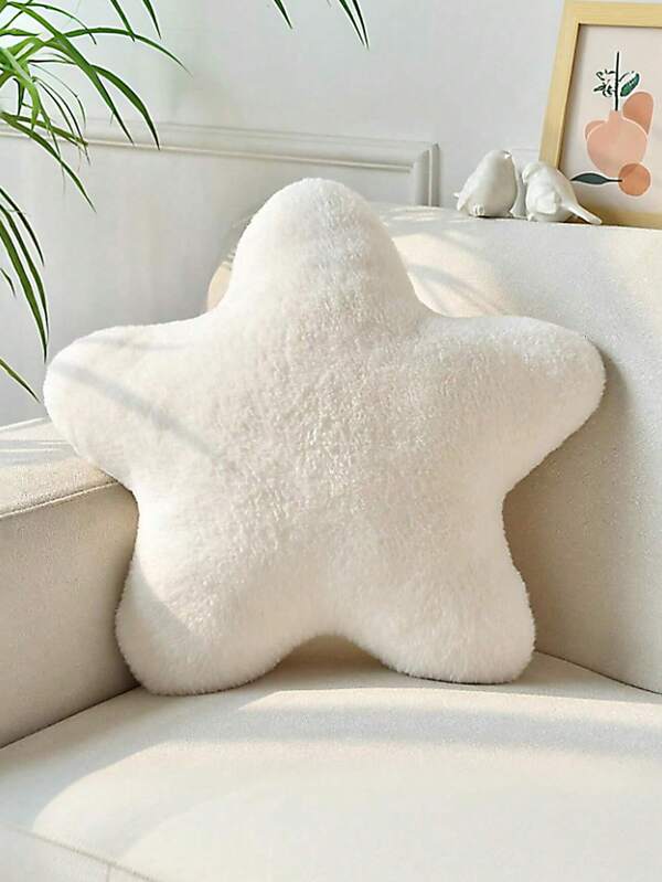 وسادة نجمة كرتونية لطيفة - وسادة ديكور ناعمة ومريحة للغرفة المعيشية والمكتب، جاكيت بوليستر ناعم ذو نسيج منسوج، مثالية لديكور المنزل، ديكور غرفة المعيشة أو هدايا، وسادة ديكور المنزل، وسادة نجمة، معطف بوليستر كرسي مكتب كرسي وسادة مقعد وسادة كرسي وسادة ألعاب