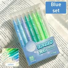 24 Farben Acryl-Gelstifte zum Zeichnen, 8er-Pack Gelmalstifte mit ultrafein 1,0 mm Spitze, Set mit Acryl-Markerstiften in Farben für Journaling, Basteln, Kunstbedarf, Schulmaterial, Schulanfang