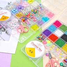 1 juego de pulsera de cuentas nueva, estilo casual y bonito, varios estilos a juego, estilo niña, colgante, arte decorativo, regalo para amigas, cuentas hechas a mano, ideal para uso diario y para regalar, crea tu propia pulsera a tu gusto.
