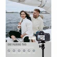 3 In 1 Wireless Lavalier Microphones For IPhone IPad Android Camera USBC Microphone 7Hour Battery Mini MicrophoneCrystal Clear Sound Quality For Recording   White 69wq - 白色 - 查看 6