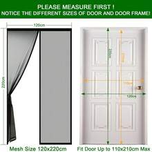 Tenda antizanzare magnetica nuova per il 2025, larghezza 100/120/140cm lunghezza 240cm - in materiale a rete fine, zanzariera magnetica completa, può essere chiusa individualmente per il balcone, facile da installare (nero/bianco), tenda zanzariera estiva/zanzariera magnetica/zanzariera/tenda zanzariera magnetica per porta/zanzariera per balconi