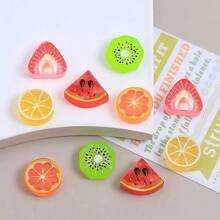 11 Stücke süße Avocado, Zitrone, Karotten Obst Kühlschrankmagnet, witzige Heimdekoration Magnete für Büro Whiteboard, Wohnzimmer, Küche, Geschirrspüler, Schränke