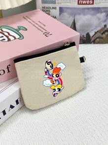 THE POWERPUFF GIRLS Multicolor Mini Coin Purse Card Holder Key Pouch Zipper Coin Wallet Cute Cartoon Policewoman Lipstick Storage Bag For Women Wallet Mini Wallet Purse Wallet Travel Wallet Back To School Supplies Stationery Pencil Pouch