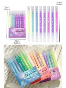 24 Farben Acryl-Gelstifte zum Zeichnen, 8er-Pack Gelmalstifte mit ultrafein 1,0 mm Spitze, Set mit Acryl-Markerstiften in Farben für Journaling, Basteln, Kunstbedarf, Schulmaterial, Schulanfang