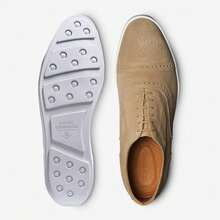 Allen Edmonds Strand 4323 Oxford 男款美码 7.5 码米色绒面革正装运动鞋 KHD907 - 米色 - 查看 5