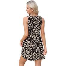 OFEEFAN Womens Summer Dresses 2025 V Neck Sleeveless Sundresses With Pockets Beach Vacation Clothes Floral/Plain - 花卉 20 - 查看 4