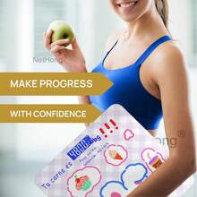 NetHong Cartoon Cute Little Rabbit Weighing Scales Digital Electronic Bathroom Scales For Body Weight Accurate UK Back To School - Mauve Purple - View 8